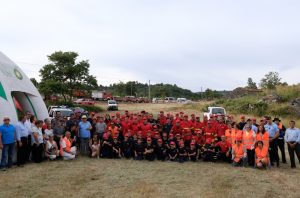 Simulacro de Evacuação da localidade da Sapateira, na freguesia de Prova e Casteição, Mêda