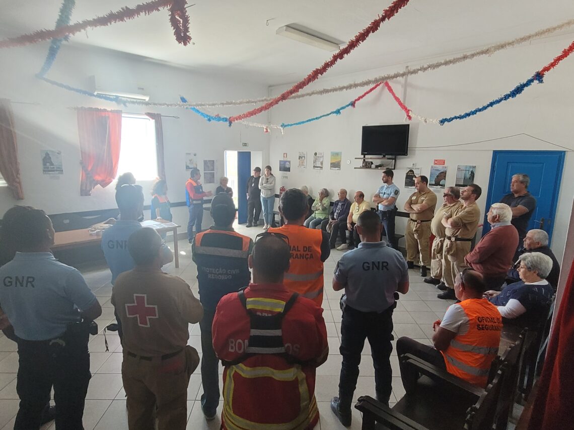Exercício de evacuação no aglomerado do Freixo, Redondo – 04 de maio