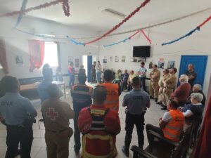 Exercício de evacuação no aglomerado do Freixo, Redondo – 04 de maio