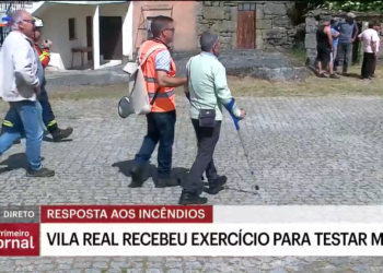 Aldeia evacuada em Vila Real: Proteção Civil testa capacidade de resposta a incêndios
